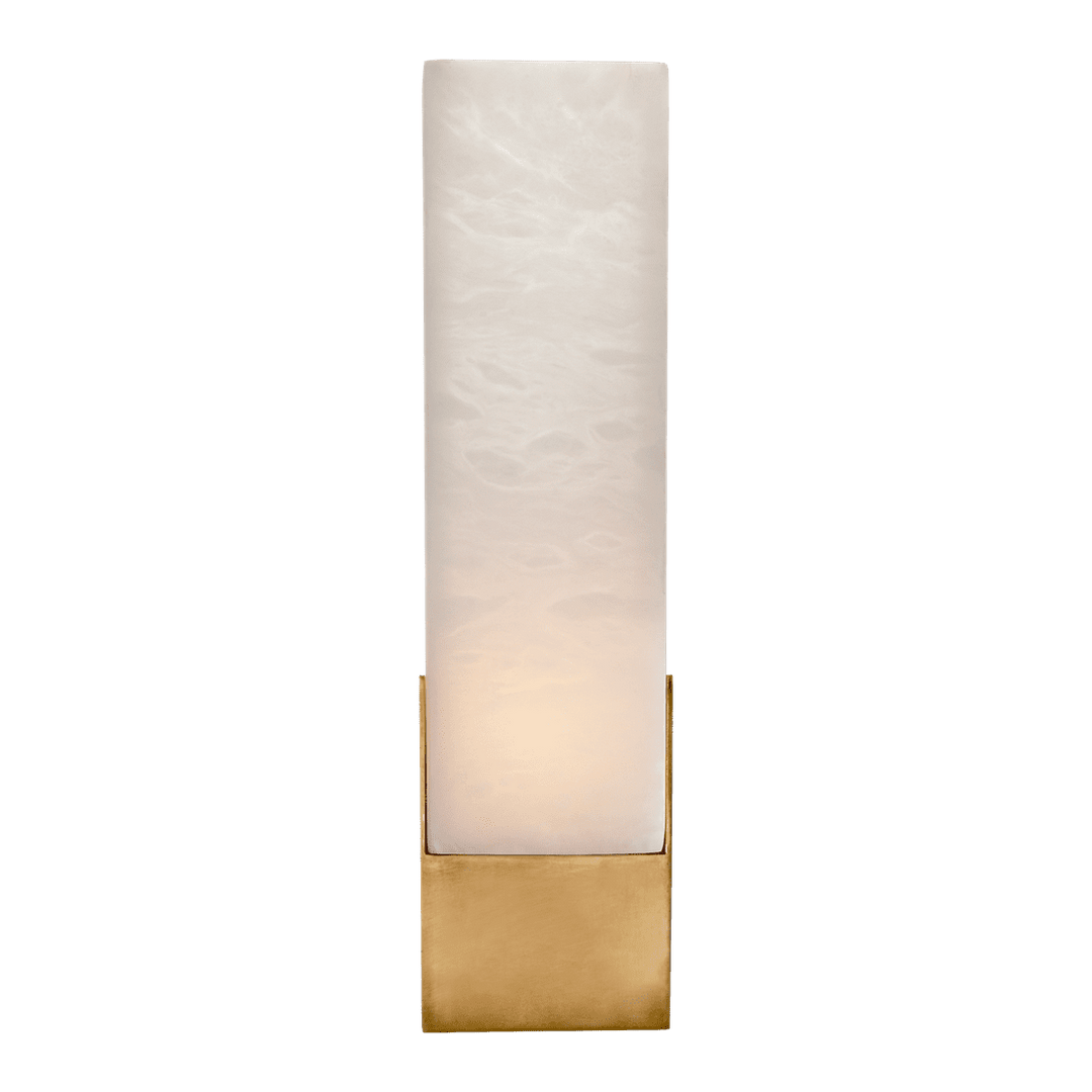 Covet Tall Box Bath Sconce - Antique-Burnished Brass Visual Comfort 1