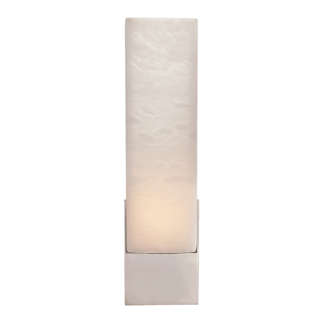 Covet Tall Box Bath Sconce - Polished Nickel Visual Comfort 1