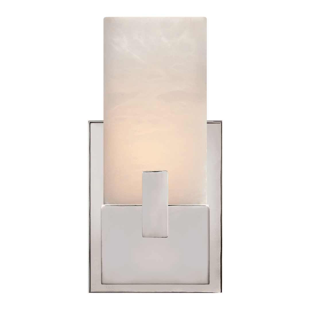 Covet Short Clip Bath Sconce - Polished Nickel Visual Comfort 1