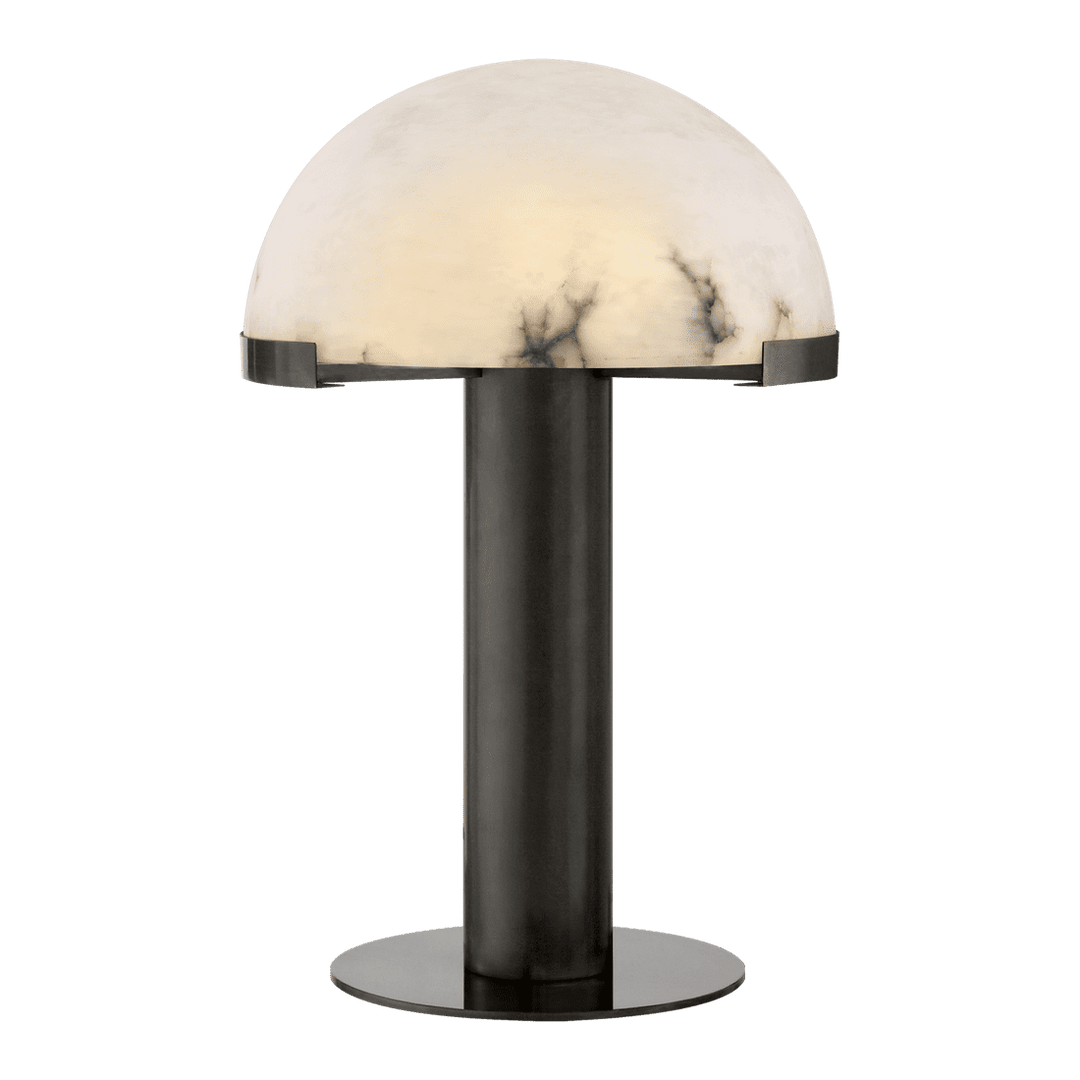 Melange Table Lamp - Bronze with Alabaster Visual Comfort 1