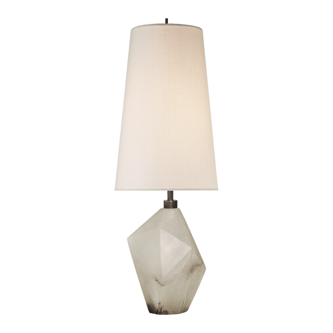 Halcyon Accent Table Lamp - Alabaster with Linen Shade Visual Comfort 1