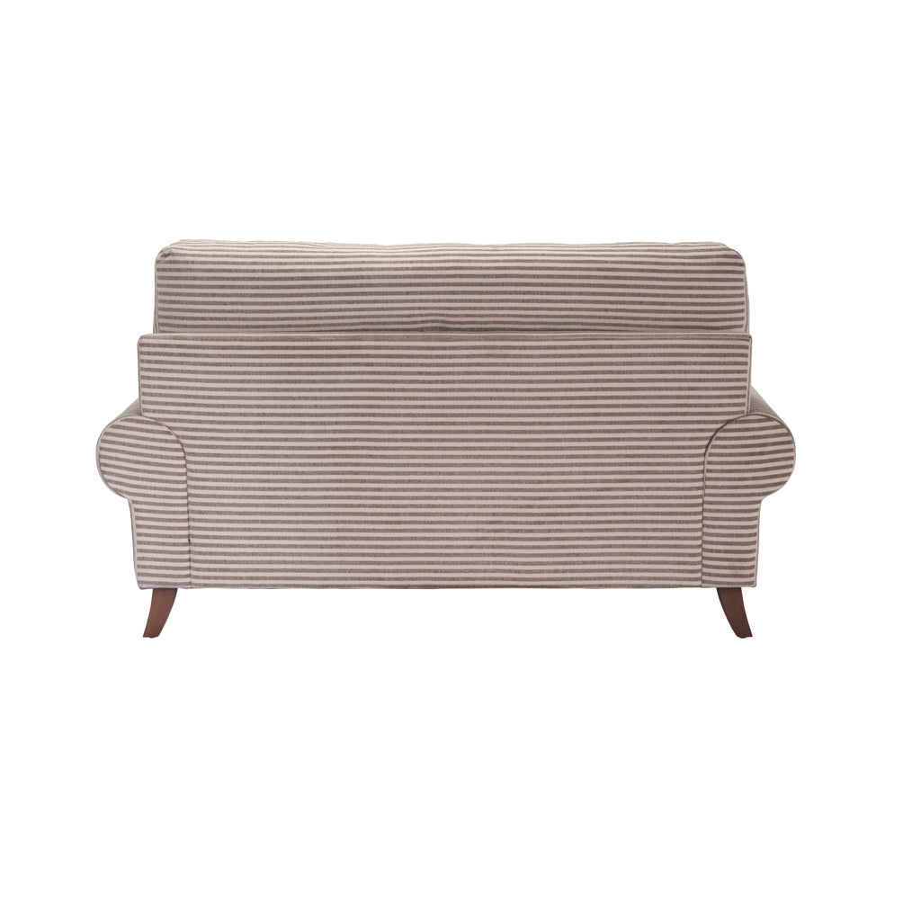 Kitt 2 Seater Sofa - Charcoal Stripe