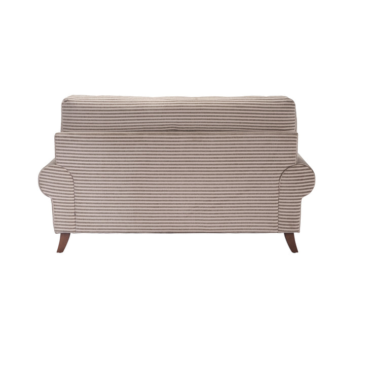 Kitt 2 Seater Sofa - Charcoal Stripe