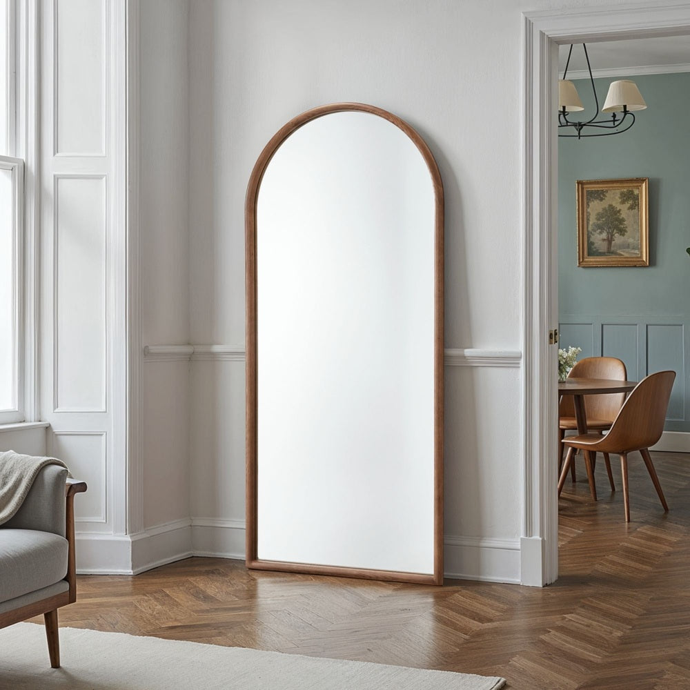 Kimpton Arched Full Length Mirror - Walnut Yearn Mirrors 2