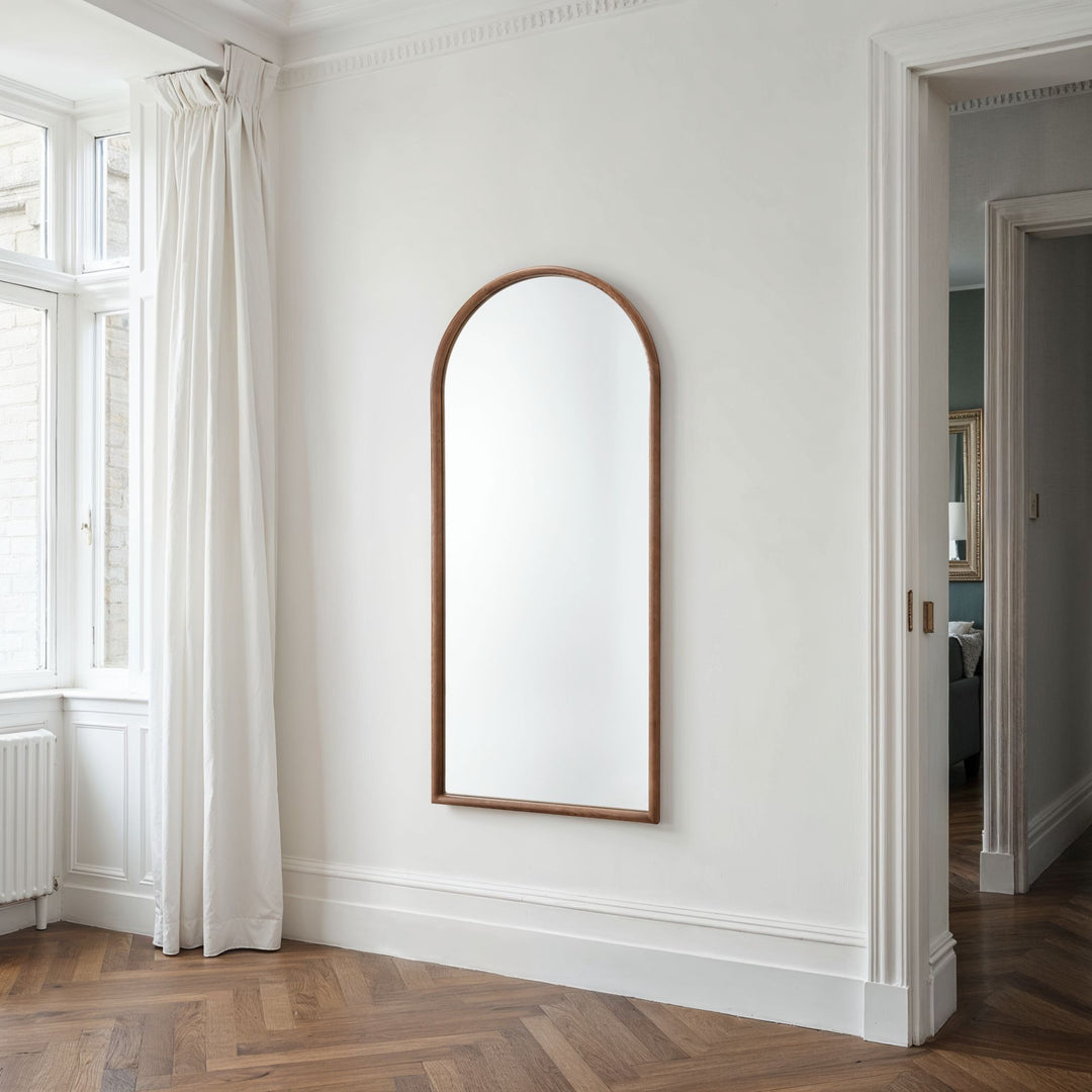 Kimpton Arched Full Length Mirror - Walnut Yearn Mirrors 4