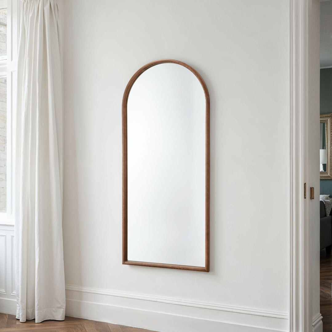 Kimpton Arched Full Length Mirror - Walnut Yearn Mirrors 5
