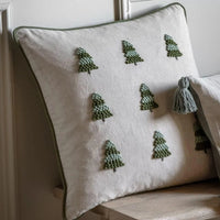 Gallery Interiors Knot Christmas Tree Cushion - 45x45cm