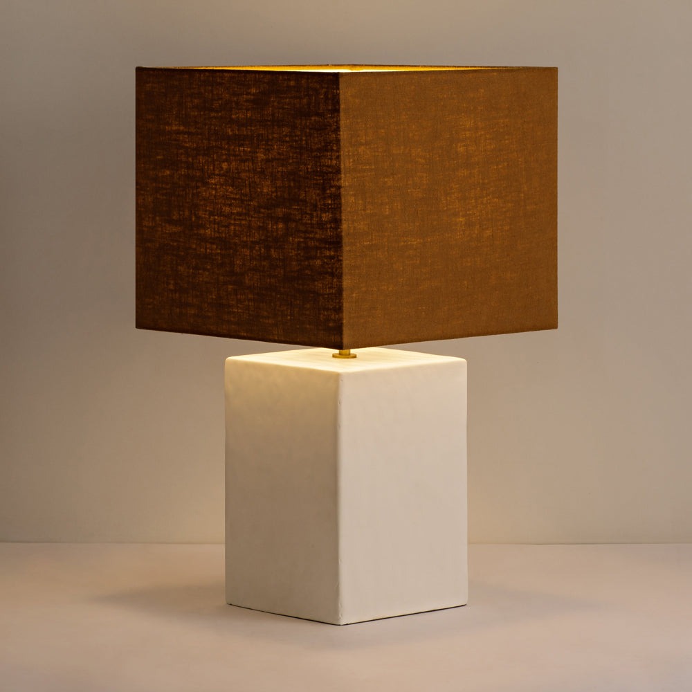 Small Table Lamp - Rectangular Gesso DIDesigns 8