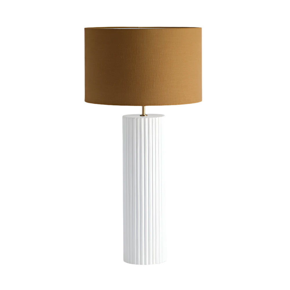 Large Table Lamp - Ribbed Gesso DIDesigns 1