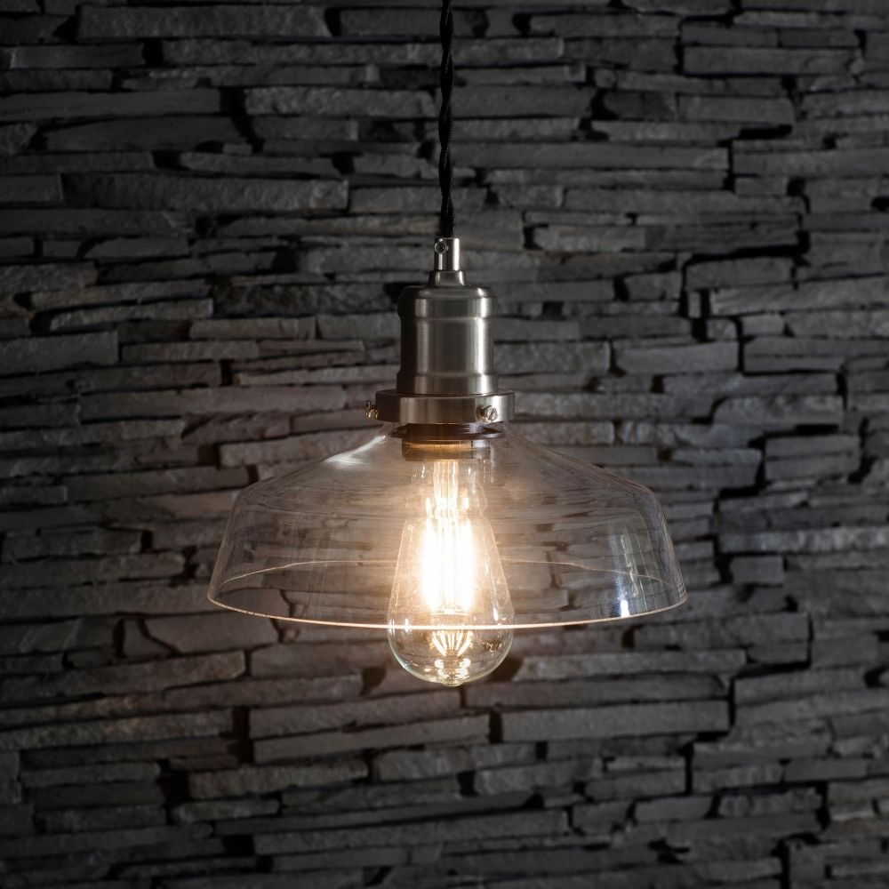 Hoxton Pendant Light - Satin Nickel Garden Trading 2