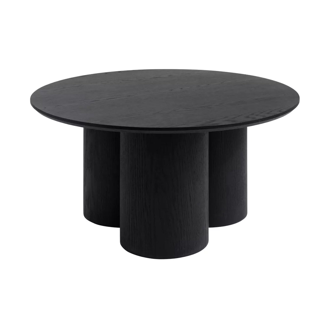 Lola Round Coffee Table - Black