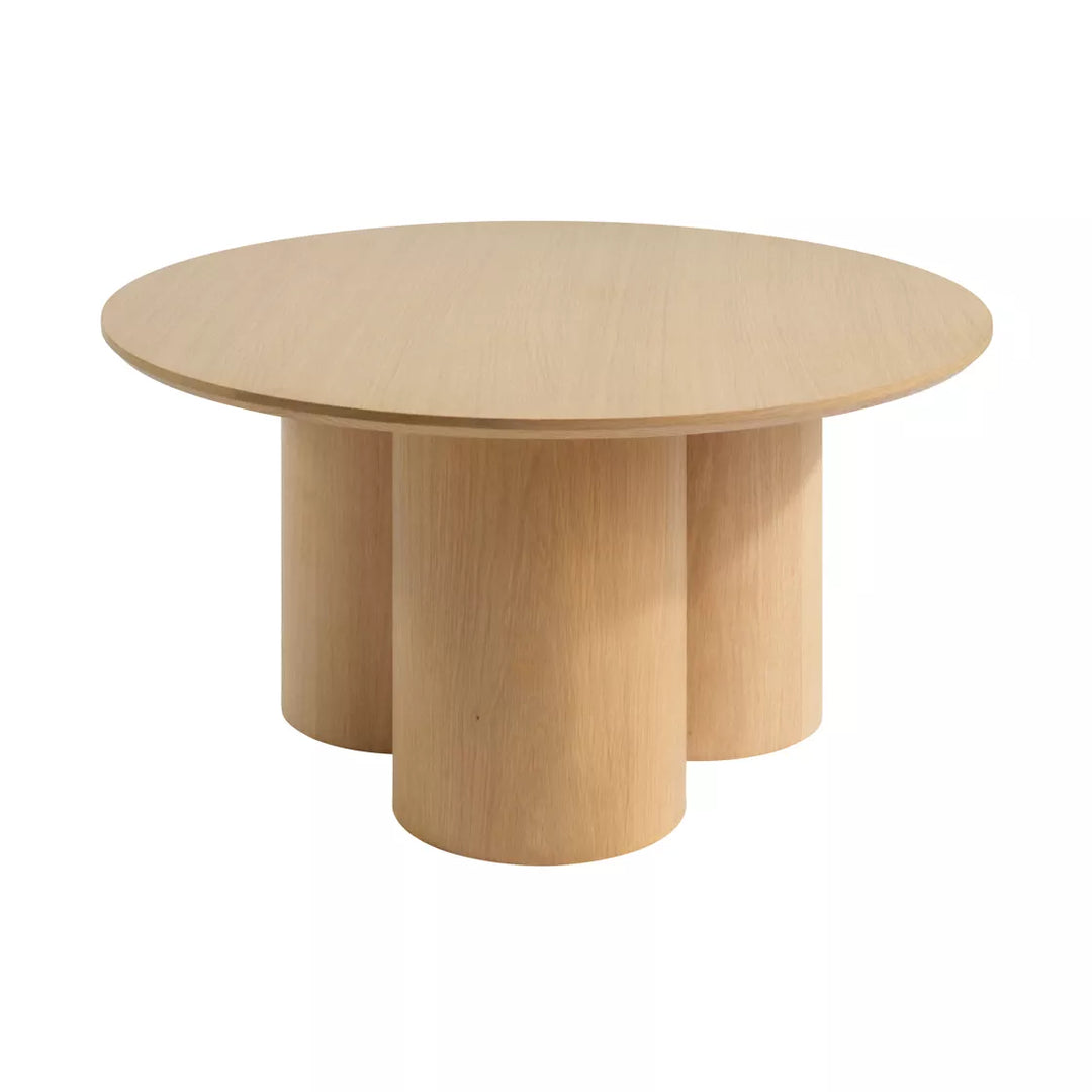 Lola Round Coffee Table - Blonde