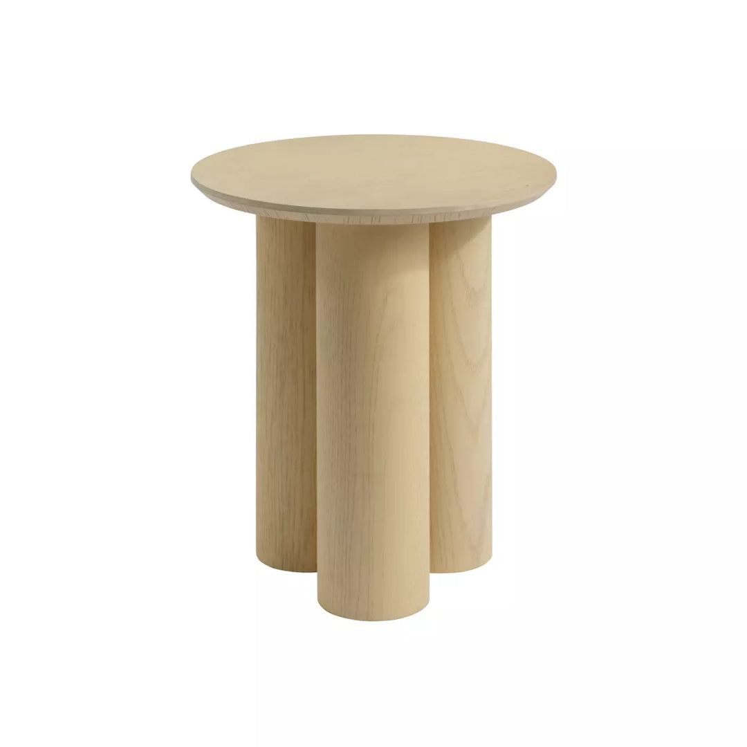 Lola Round Side Table - Blonde