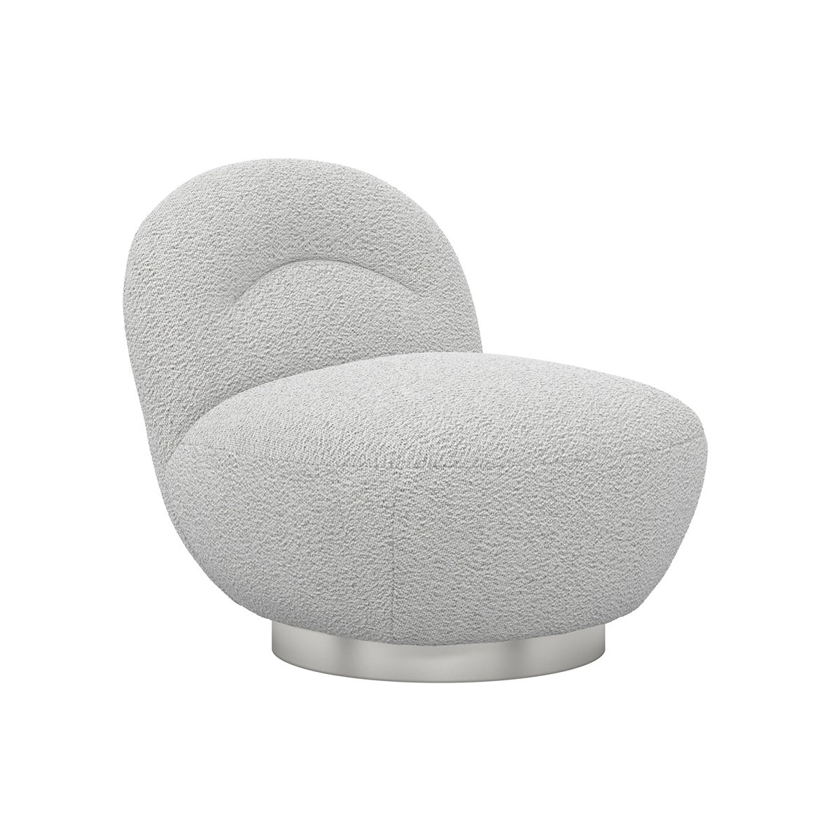 O&Co Lanesborough Cloud Swivel Chair in Grey