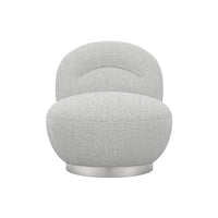 O&Co Lanesborough Cloud Swivel Chair in Grey