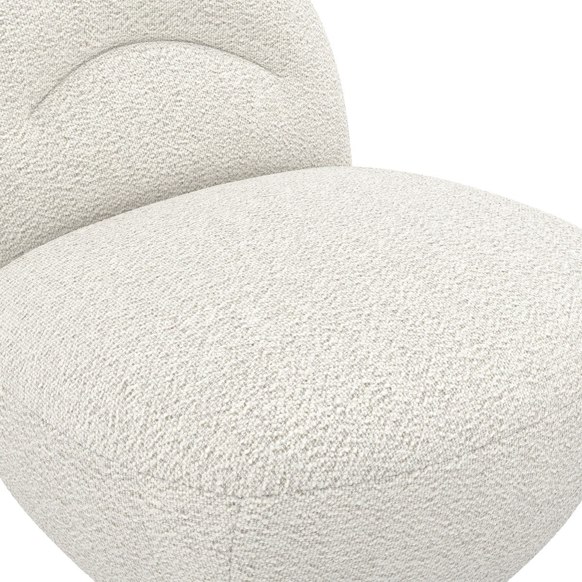 O&Co Lanesborough Swivel Chair in Ivory