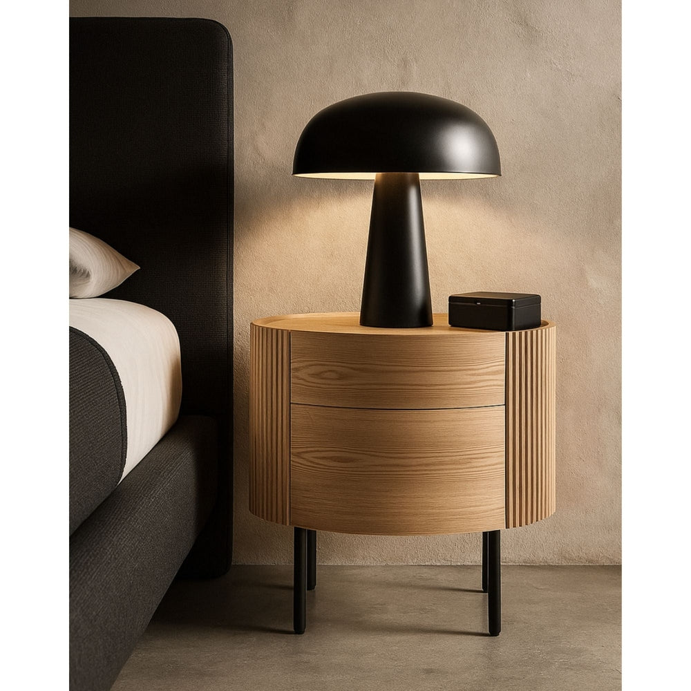 Lantine Bedside Table - Ash Oak Tommy Franks 2