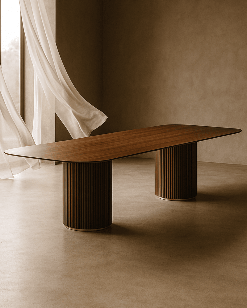 Lantine Rectangular Dining Table - Walnut Tommy Franks 2
