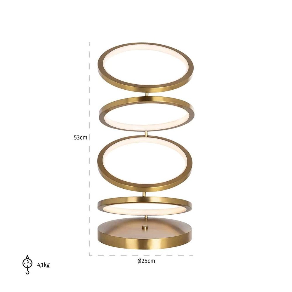 Jaimin Table Lamp - Brushed Gold Richmond 2