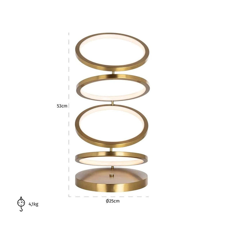 Jaimin Table Lamp - Brushed Gold Richmond 2