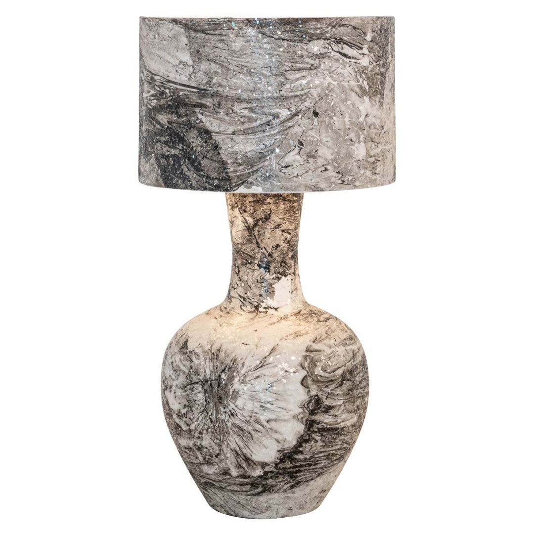 Cecile Table Lamp - Black & White Richmond 2