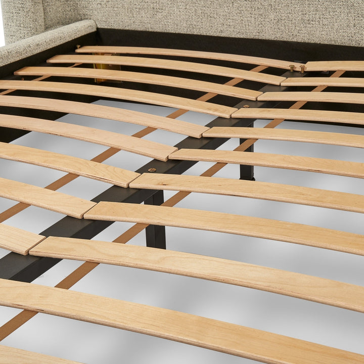 Calais King Size Bed - Colmer Silver Grain LiangAndEimil 6