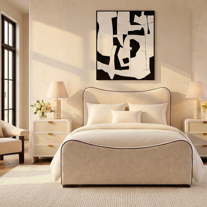 Caleta King Size Bed - Capela Sand