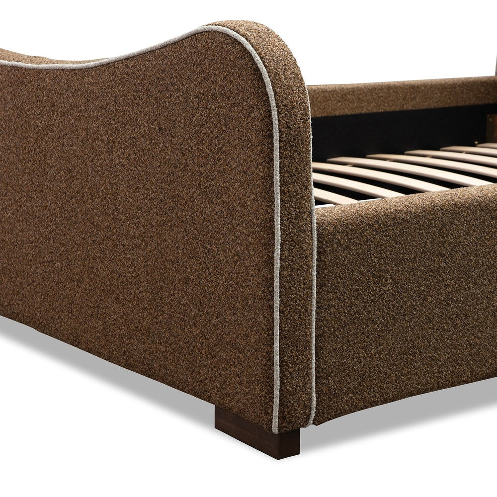 Caleta King Size Bed - Capela Fennel Seed