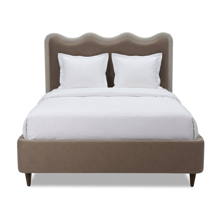 Palermo King Size Bed - Hopper Taupe