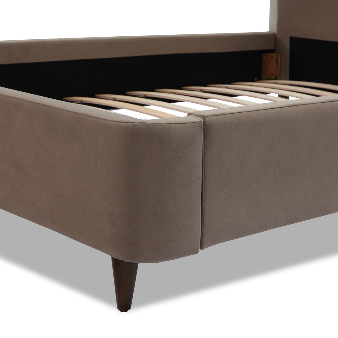 Palermo King Size Bed - Hopper Taupe