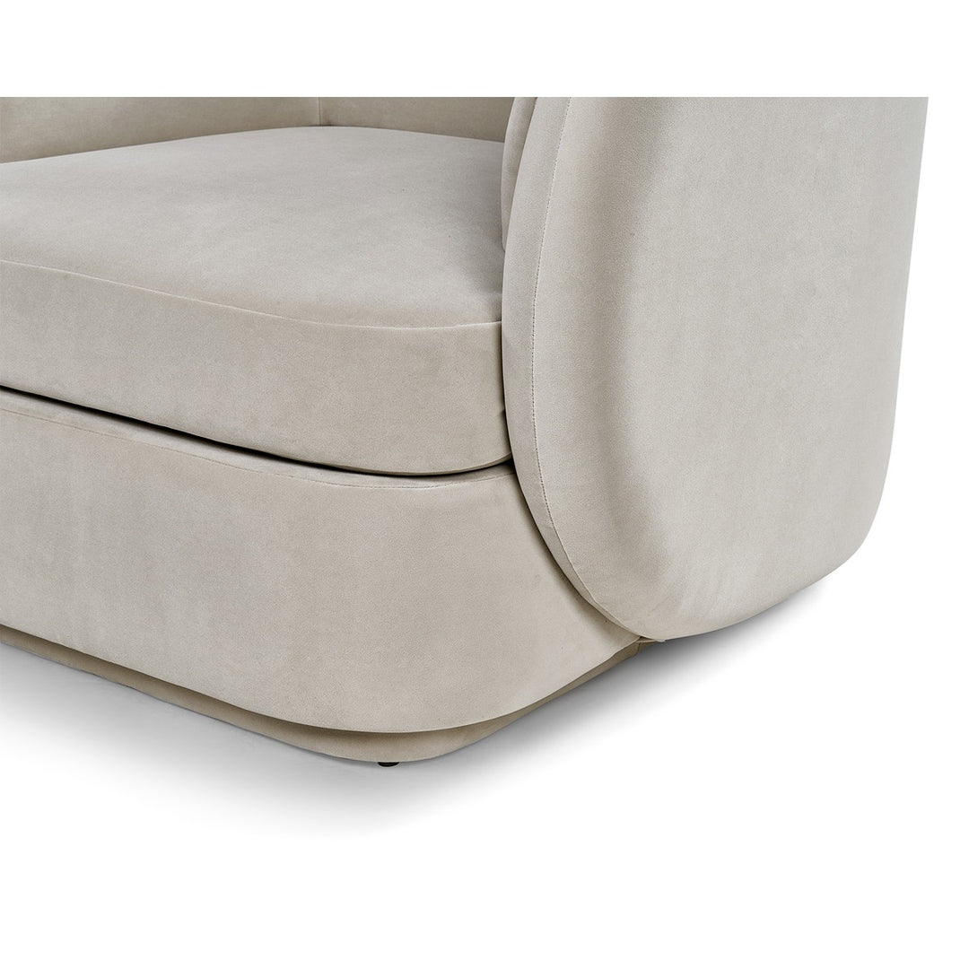 Chantal Occasional Chair - Kaster II Pebble LiangAndEimil 4