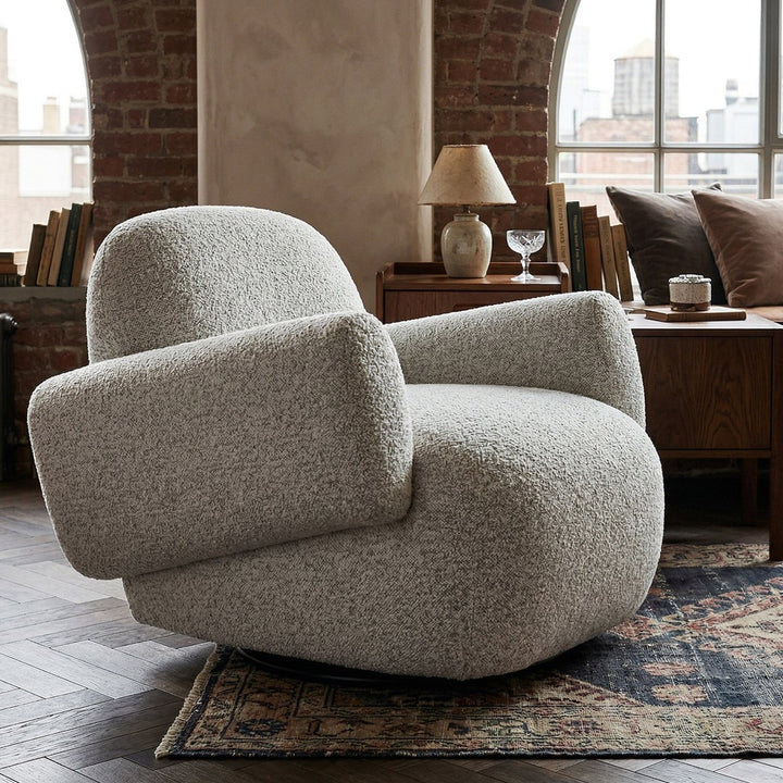 Bolton Swivel Occasional Chair - Ripley Grav