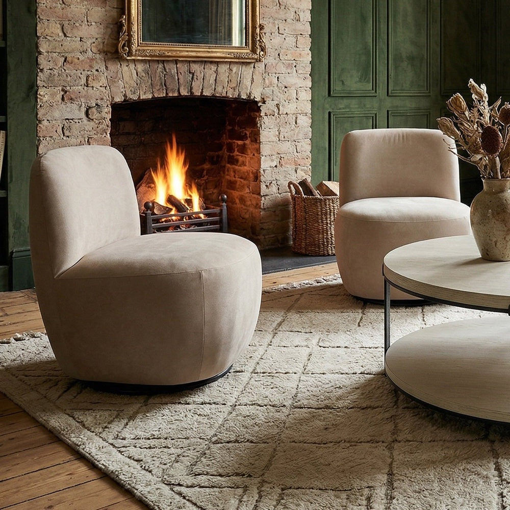 Hopper Swivel Occasional Chair - Hopper Desert