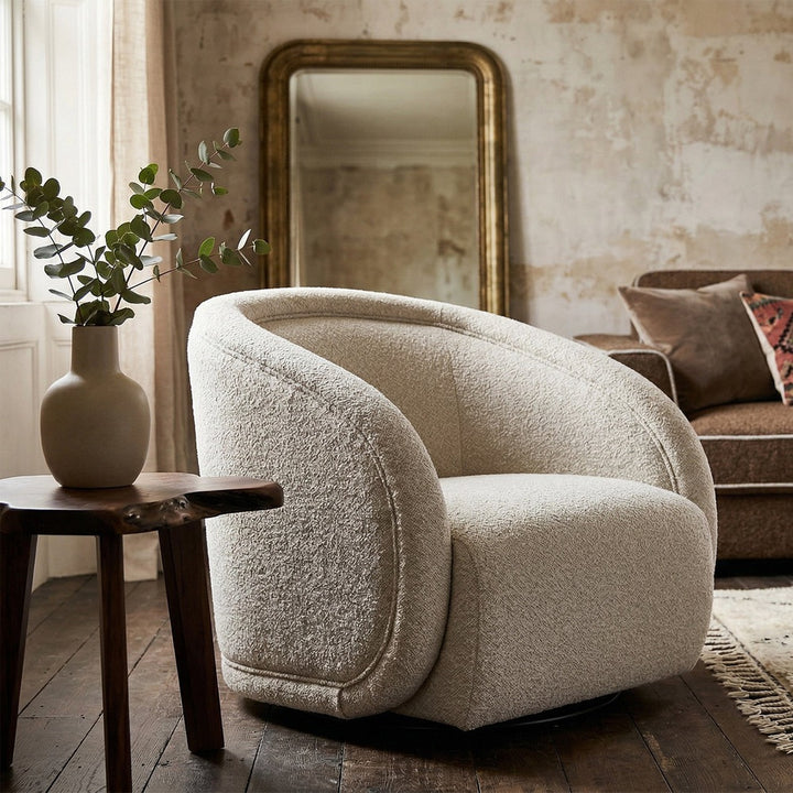 Alice Swivel Occasional Chair - Capela Sand
