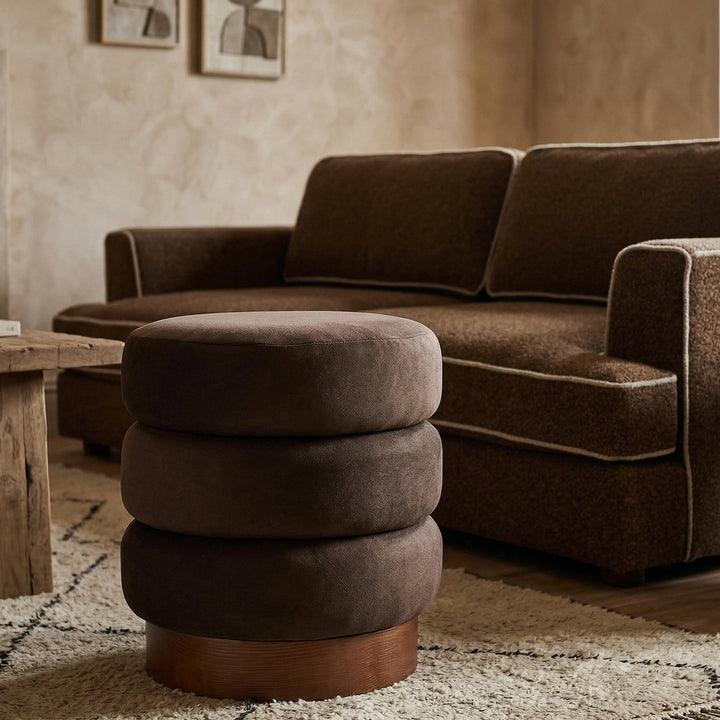 Trace Footstool - Hopper Terra