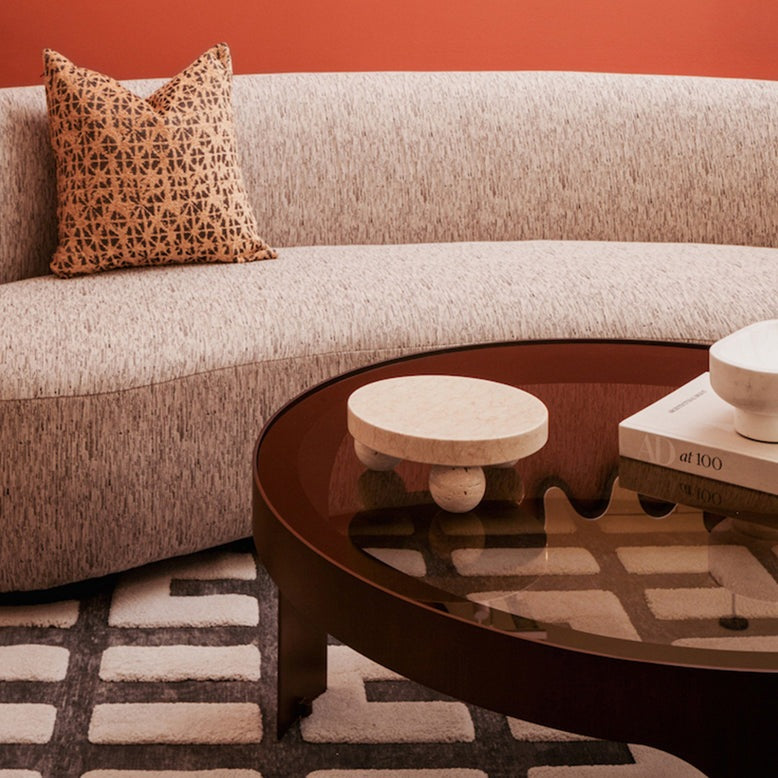 Arch Coffee Table - Antique Bronze & Smoked Black LiangAndEimil 2