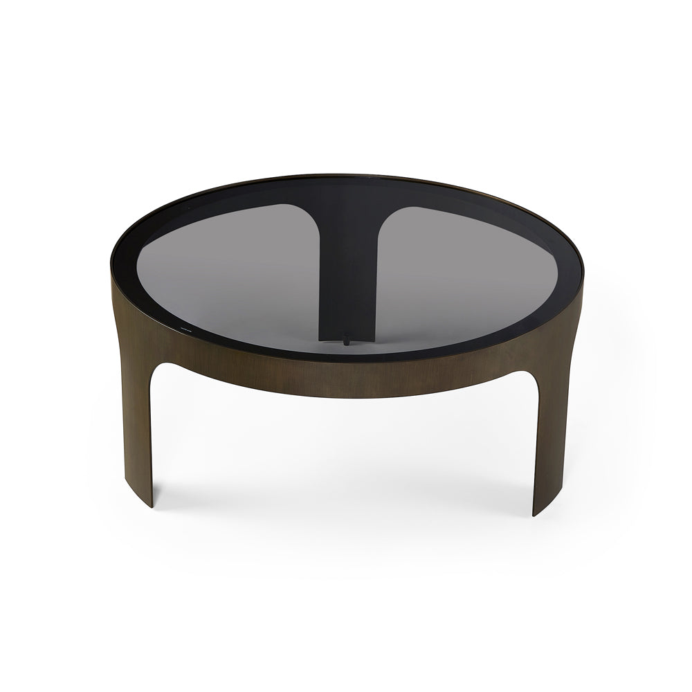 Liang & Eimil Arch Coffee Table Antique Bronze & Smoked Black