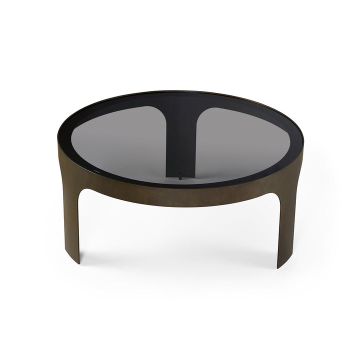 Arch Coffee Table - Antique Bronze & Smoked Black LiangAndEimil 3