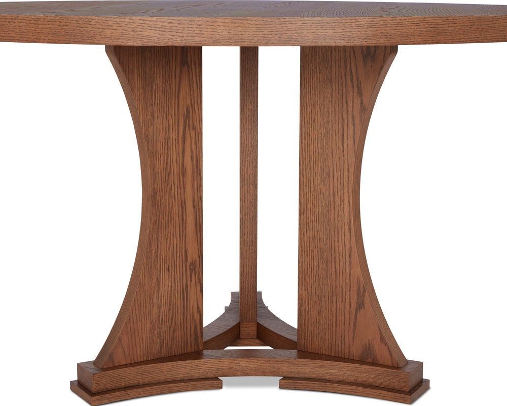 Trevi Round Dining Table - Brushed Brown LiangAndEimil 3