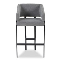 Liang & Eimil Tatler Bar Stool Boucle Grey | Outlet