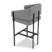 Liang & Eimil Tatler Bar Stool Boucle Grey | Outlet