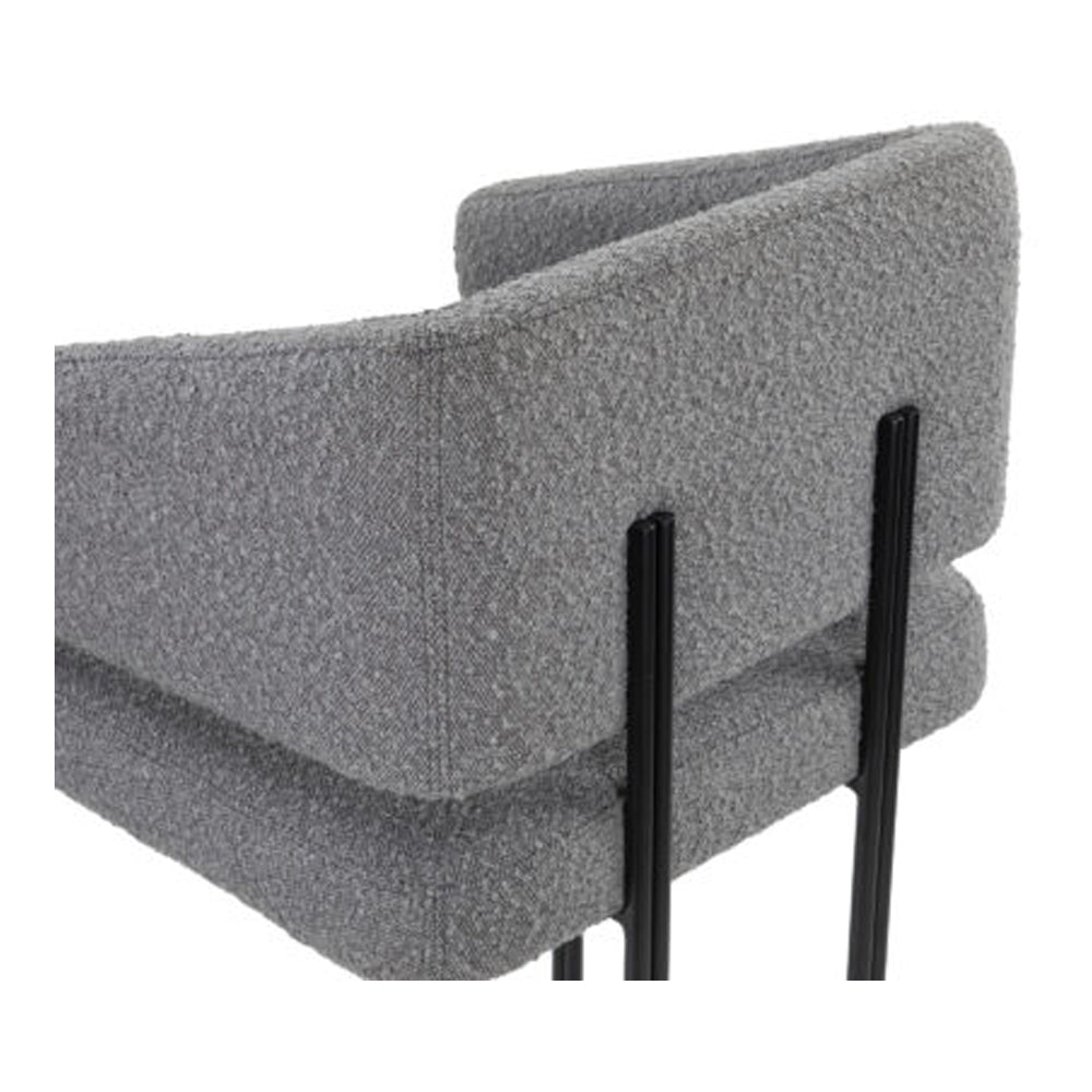 Liang & Eimil Tatler Bar Stool Boucle Grey | Outlet