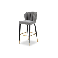 Liang & Eimil Maya Bar Stool Kaster II Anchor Grey