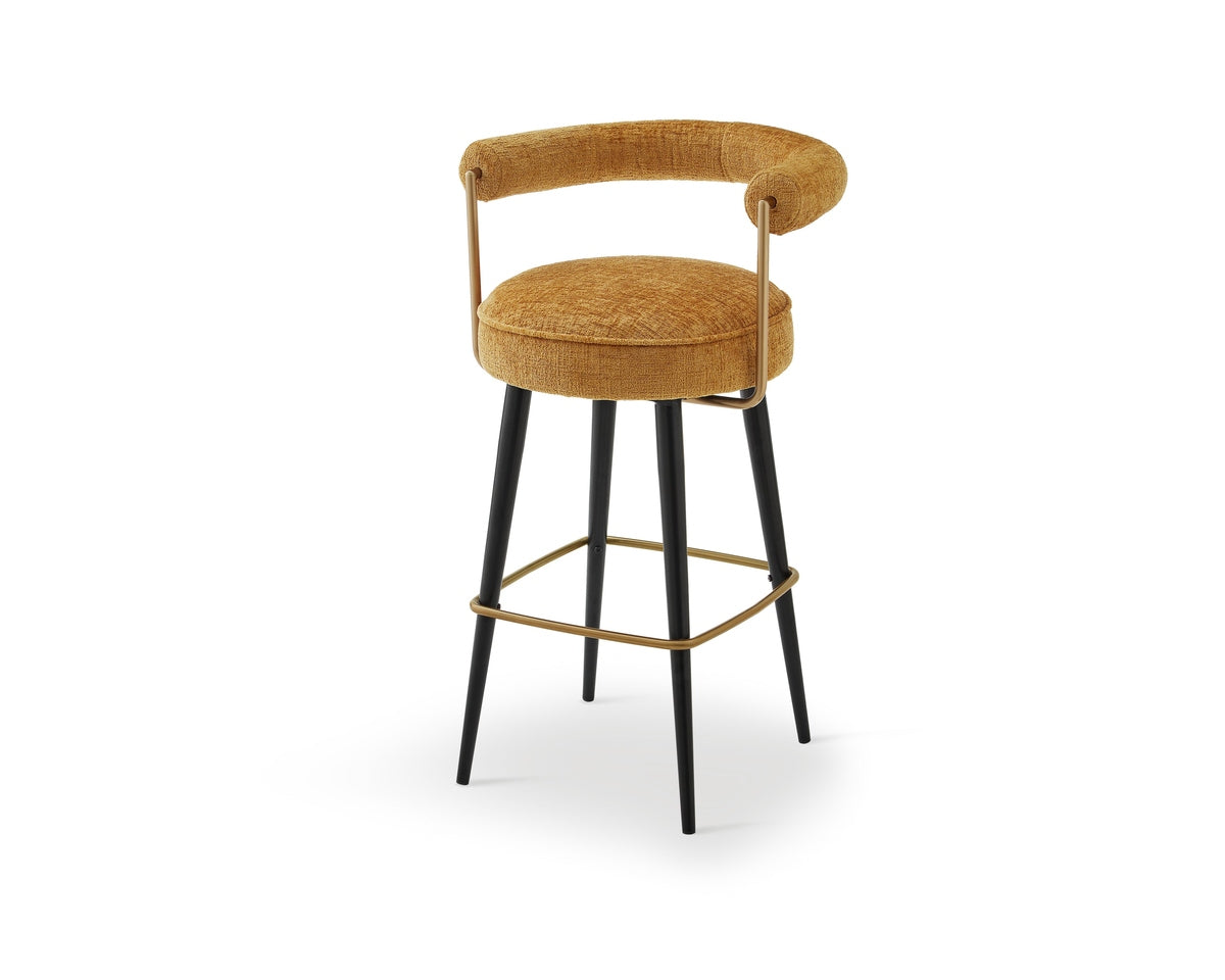 Liang & Eimil Josephine Bar Stool - Bennett Mustard