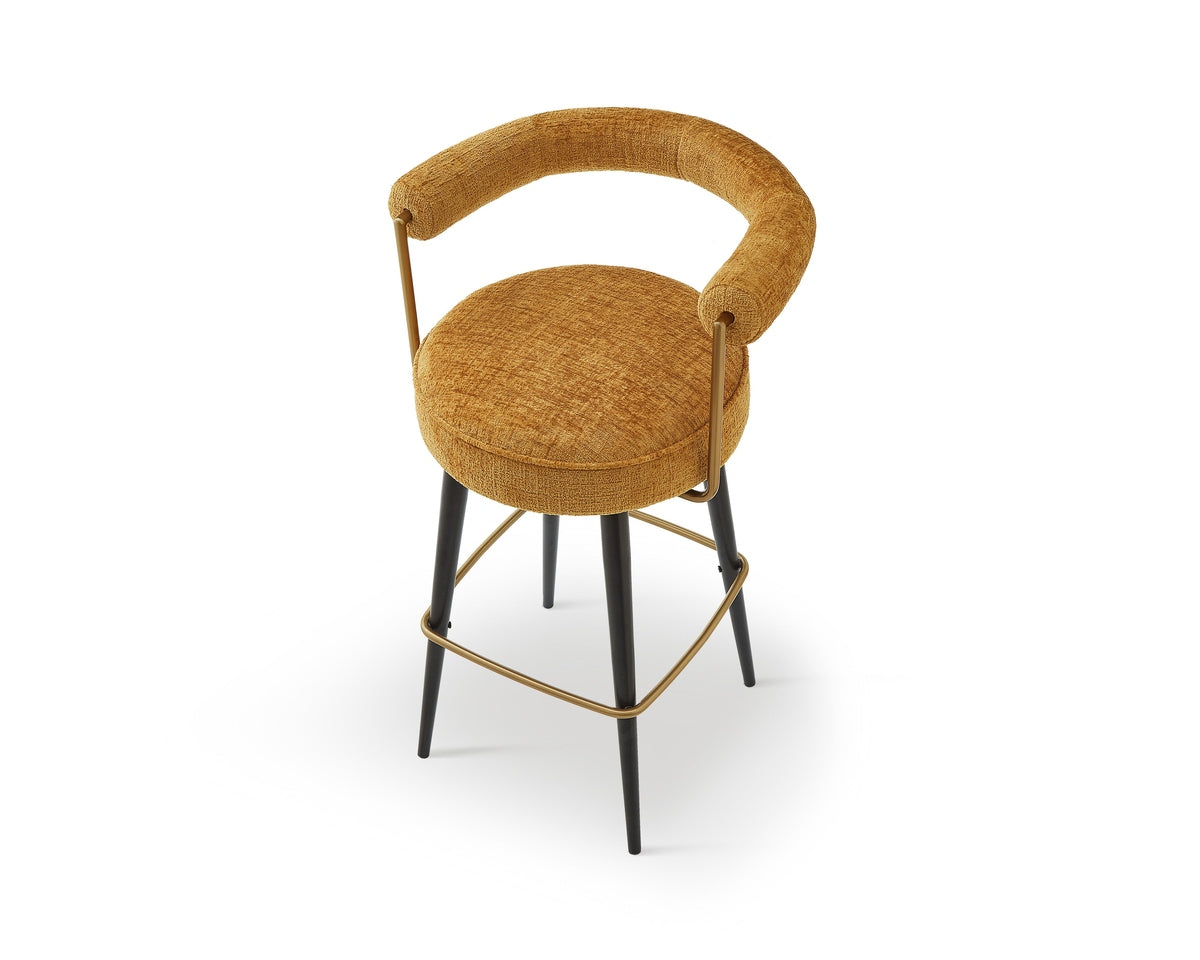 Liang & Eimil Josephine Bar Stool - Bennett Mustard