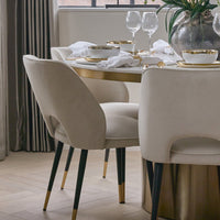 Liang & Eimil Jagger Set of 2 Dining Chairs Kaster II Light Grey