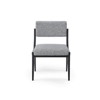 Liang & Eimil Miami Dining Chair Cordoba Speckle Grey & Matt Black