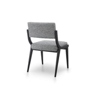 Liang & Eimil Miami Dining Chair Cordoba Speckle Grey & Matt Black