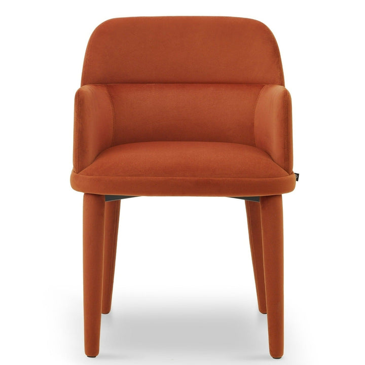 Diva Dining Chair with Arms - Kaster Crimson Red LiangAndEimil 1