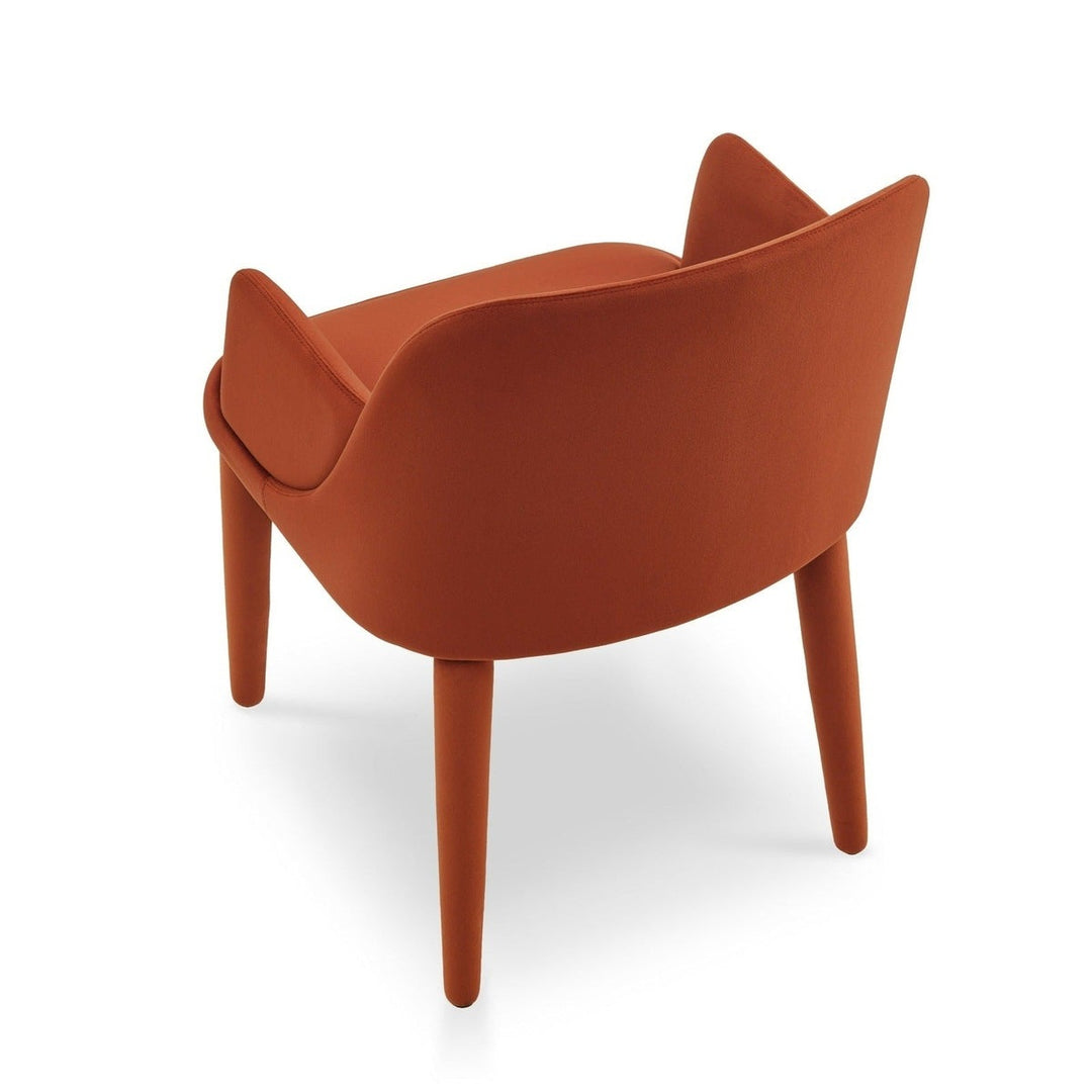 Diva Dining Chair with Arms - Kaster Crimson Red LiangAndEimil 5